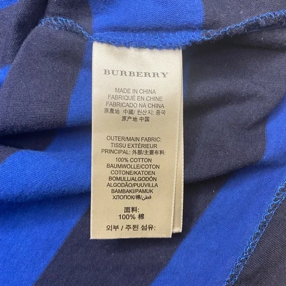 SOLD!!! Burberry Britt Equestrian Logo Pocket Tee Shirt XXL - Picture 5 of 7